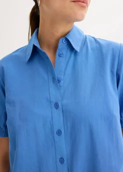 Kleid aus Baumwoll- Popeline