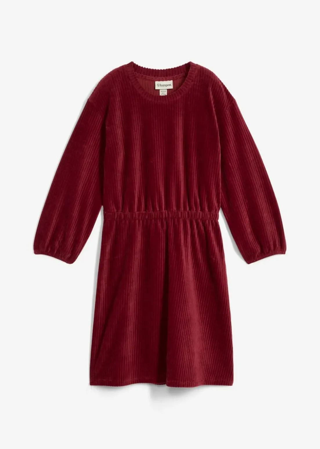 Kleid aus Jersey-Cord