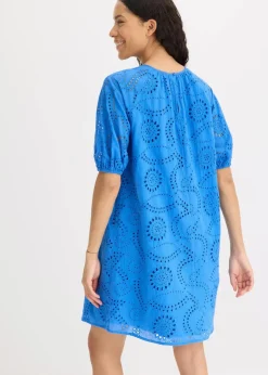 Kleid mit Lochstickerei