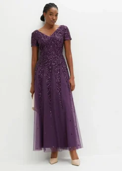 Kleid mit Pailletten