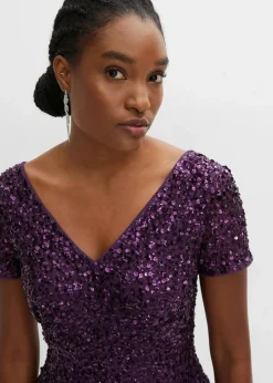 Kleid mit Pailletten