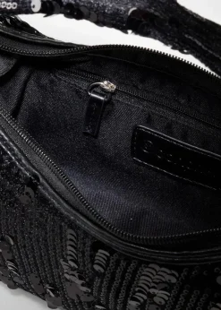 Kleine Handtasche mit Pailletten