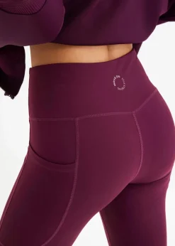 Komfort-Sport-Leggings mit Handytasche, schnelltrocknend