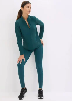 Komfort-Sport-Leggings mit Handytasche, schnelltrocknend