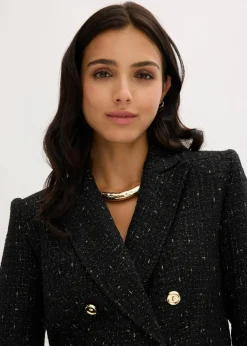 Kurzblazer aus softem Bouclé