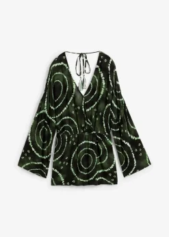 Kurzer Jumpsuit aus fließender Viskose