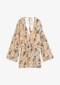 Kurzer Jumpsuit aus fließender Viskose