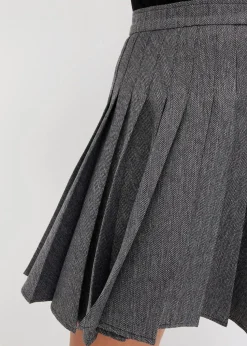 Kurzer Plissée-Rock