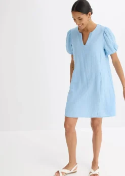 Kurzes Kleid aus Musselin