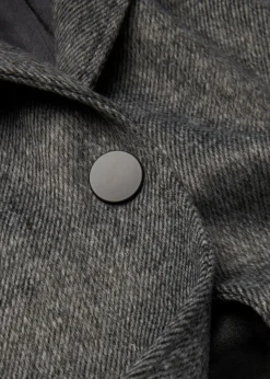 Kurzmantel in Wolloptik