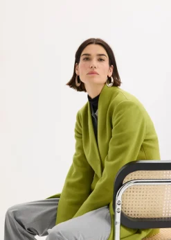 Kurzmantel in Wolloptik