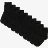 Kurzsocken mit Bio-Baumwolle (10er Pack)