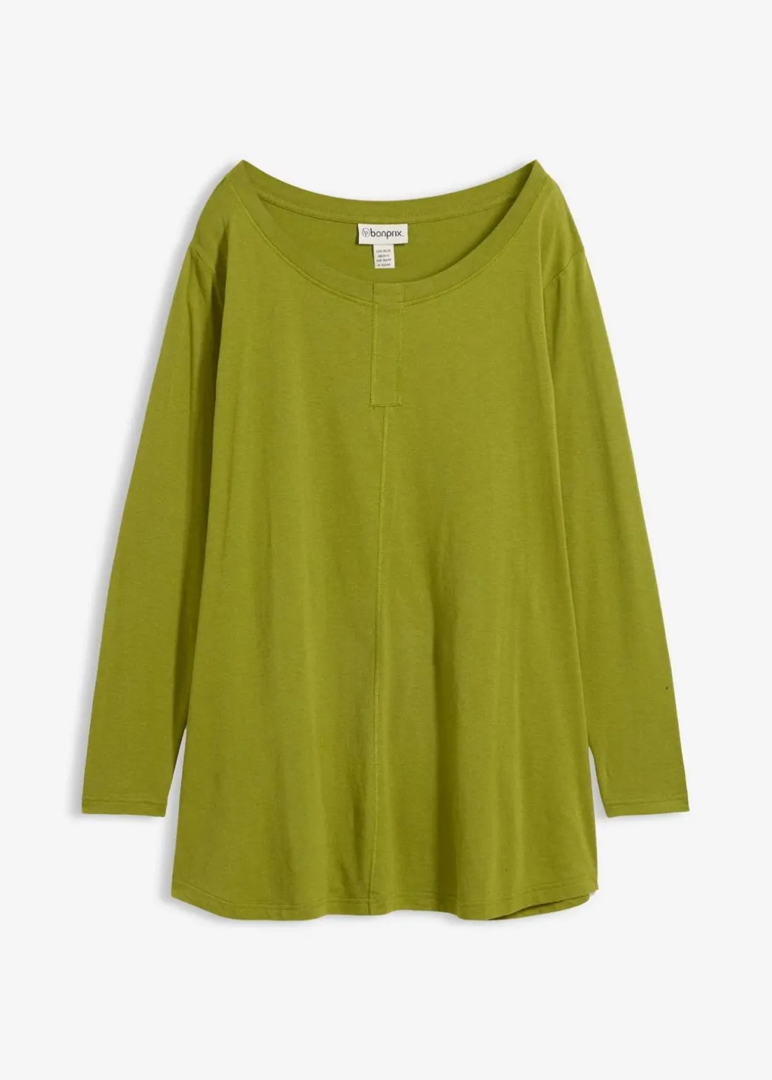 Langarmshirt aus Baumwoll-Viskose-Mix