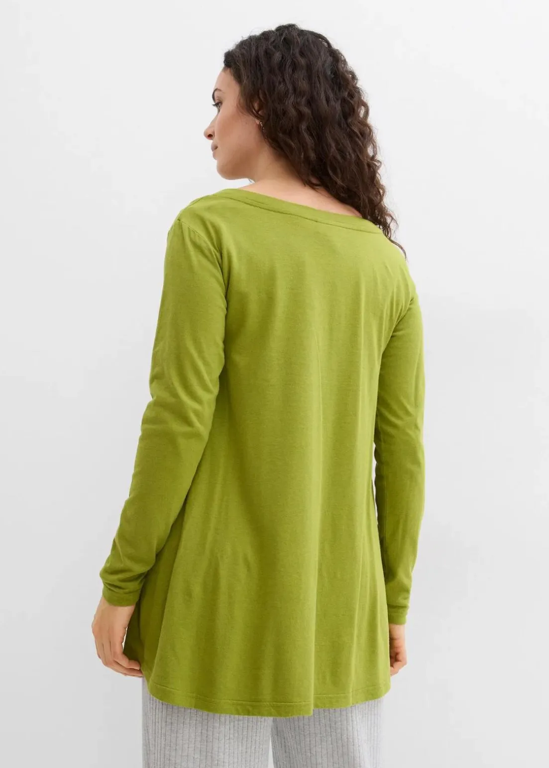 Langarmshirt aus Baumwoll-Viskose-Mix