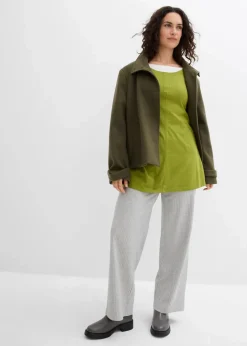 Langarmshirt aus Baumwoll-Viskose-Mix