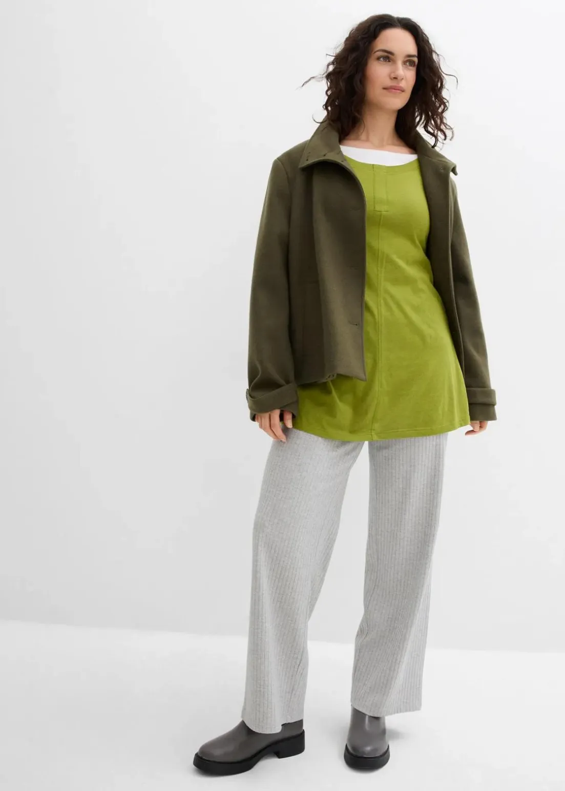 Langarmshirt aus Baumwoll-Viskose-Mix