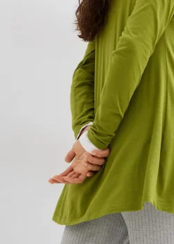 Langarmshirt aus Baumwoll-Viskose-Mix