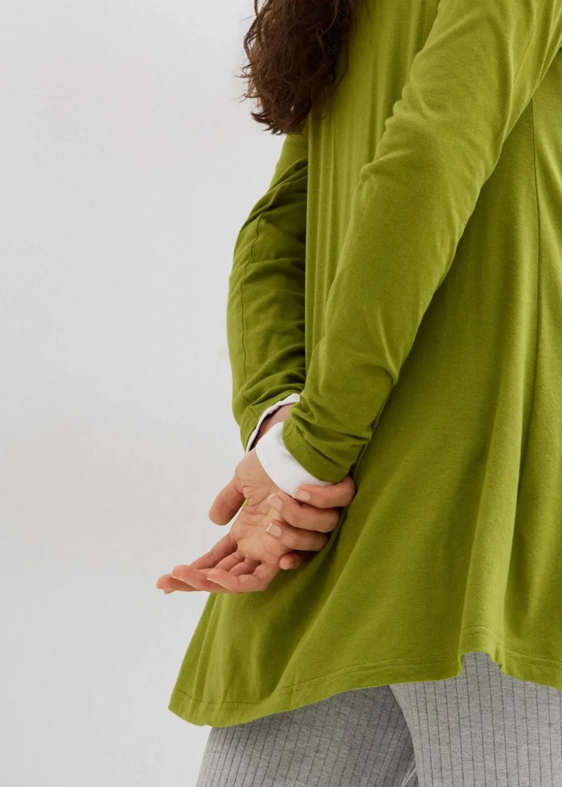 Langarmshirt aus Baumwoll-Viskose-Mix