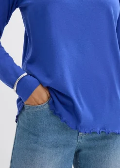 Langarmshirt aus Baumwollmix