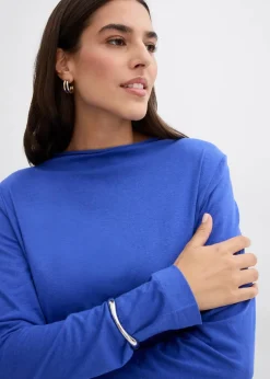 Langarmshirt aus Baumwollmix