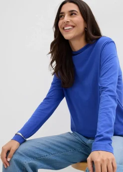 Langarmshirt aus Baumwollmix