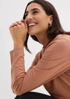 Langarmshirt aus Baumwollmix