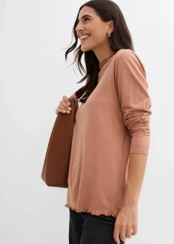 Langarmshirt aus Baumwollmix