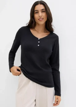 Langarmshirt aus reiner Bio-Baumwolle