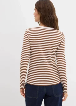 Langarmshirt aus reiner Bio-Baumwolle