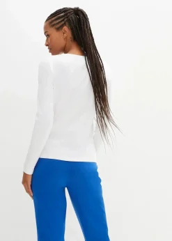 Langarmshirt aus reiner Bio-Baumwolle