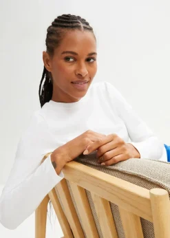 Langarmshirt aus reiner Bio-Baumwolle