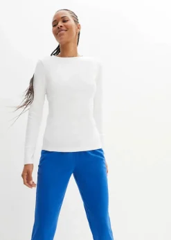 Langarmshirt aus reiner Bio-Baumwolle