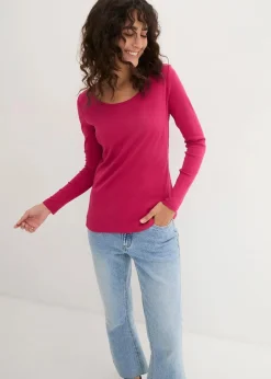 Langarmshirt aus reiner Bio-Baumwolle