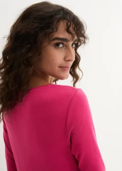 Langarmshirt aus reiner Bio-Baumwolle