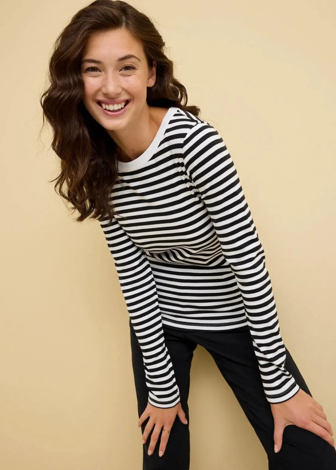 Langarmshirt aus reiner Bio-Baumwolle