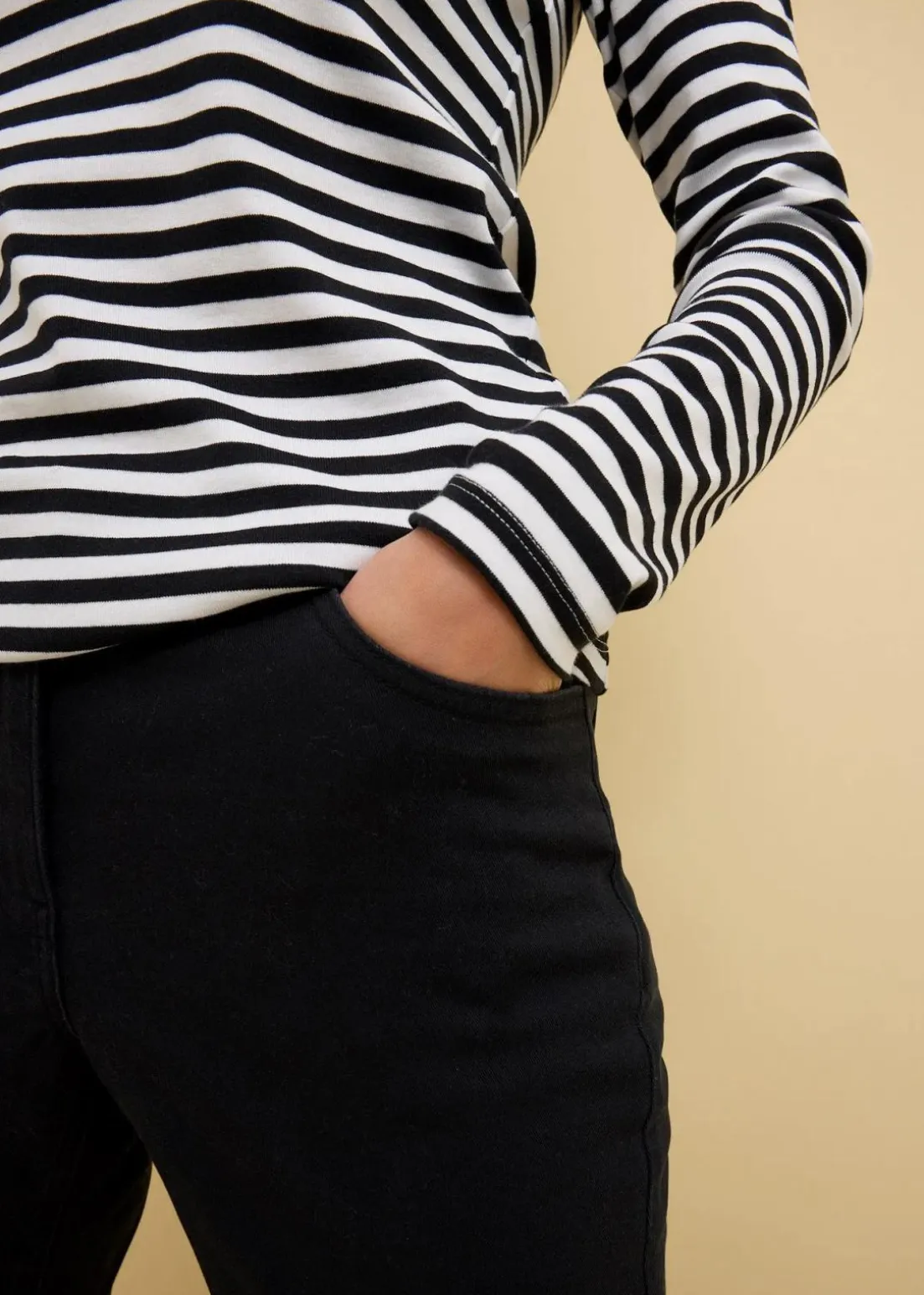 Langarmshirt aus reiner Bio-Baumwolle