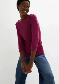 Langarmshirt aus reiner Bio-Baumwolle