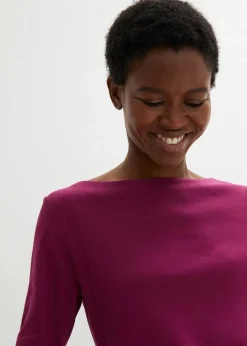 Langarmshirt aus reiner Bio-Baumwolle