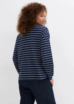Langarmshirt aus reiner Bio-Baumwolle