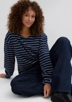 Langarmshirt aus reiner Bio-Baumwolle