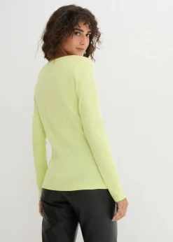 Langarmshirt aus reiner Bio-Baumwolle