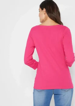 Langarmshirt aus reiner Bio-Baumwolle