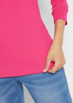 Langarmshirt aus reiner Bio-Baumwolle