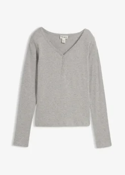 Langarmshirt aus reiner Bio-Baumwolle