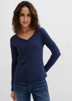 Langarmshirt aus reiner Bio-Baumwolle