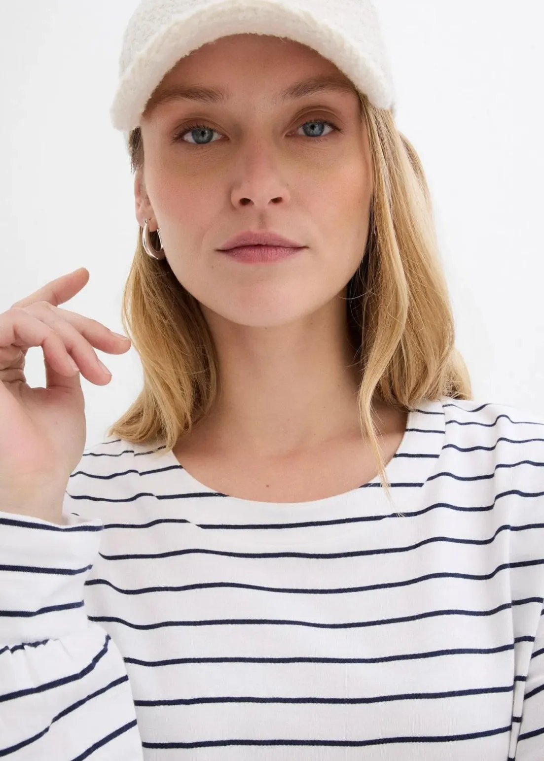 Langarmshirt aus reiner Bio-Baumwolle