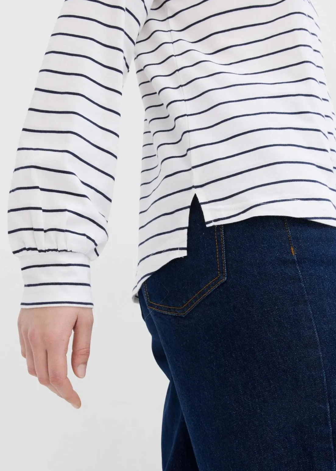 Langarmshirt aus reiner Bio-Baumwolle