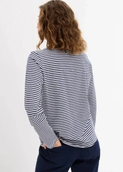 Langarmshirt aus reiner Baumwolle