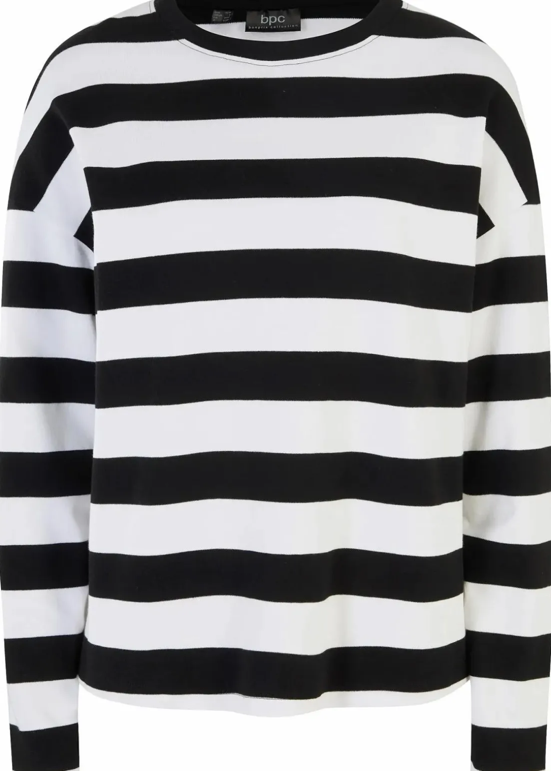 Langarmshirt aus reiner Interlock-Baumwolle