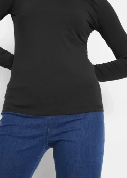 Langarmshirt mit reiner Bio-Baumwolle